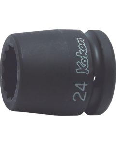 KKN16405M-20 image(0) - Ko-ken USA 16405M-20 3/4 Sq. Dr. Socket 20mm 12 point Length 50mm