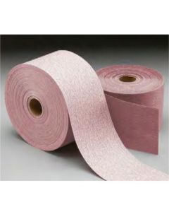 Carborundum Abrasives Carbo Premier Red 20338 Dri-Lube Stick-On Sheet Roll, 2-3/4 in W x 30 yd L, P120 Grit