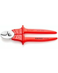 KNP9506230 image(2) - KNIPEX Cable Shears - Plastic Coated Extrusion Handles