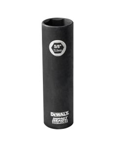 DWTDW22882 image(0) - DEWALT 5/8-Inch Impact Ready Deep Socket For 1/2-Inch Drive