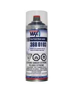 SprayMax 3680103 1K Trim Paint, 10.5 oz Aerosol Can, Matt Black, Liquid, 5.4 sq-ft Coverage