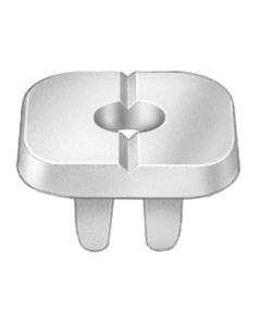AUVECO NYLON NUT 17MM WIDTH 17MM LENGTH #10 SCREW SZ