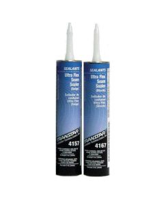 TRP4157 image(0) - Transtar Autobody Products Ultra Flex 4157 Seam Sealer, 11 oz Cartridge, Beige, Pasty Solid