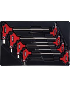 SUN9858M image(2) - SUNEX 8-Piece T-Handle, Hex, Metric Hex Key