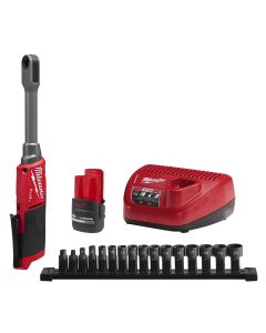MLW3050-21 image(1) - Milwaukee Tool M12 FUEL INSIDER Extended Reach Box Ratchet Kit