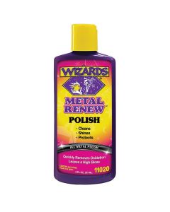 WZP11020 image(0) - Wizards Products Metal Renew 11020 Polish, 8 oz Squeeze Bottle, Off-White