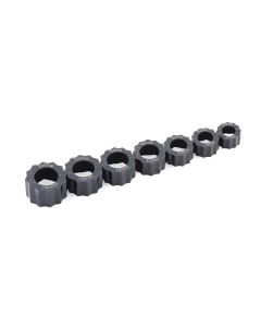 TITAN 7 pc. Disposable Damaged Bolt Extractor Ring Set