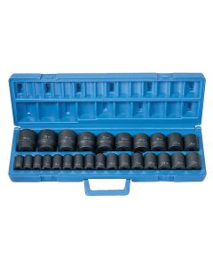 Grey Pneumatic 26 PC 1/2 DR STANDARD LENGTH METRIC MASTER SET