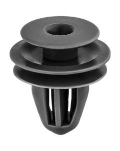 AVC19145 image(0) - AUVECO 19145 Triple Head Type 10 Front and Rear Door Trim Panel Retainer, 13 mm Dia Top Head, Nylon, Gray