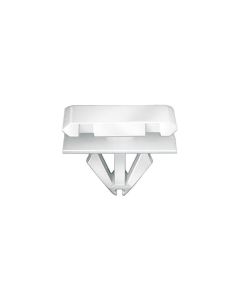 AVC20934 image(0) - AUVECO 20934 Body Side Molding Clip, (12 x 20 mm) Head x 11 mm L Stem x 9 mm Hole, Nylon, White