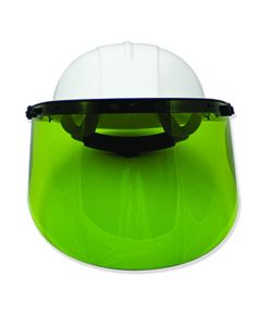 SRWS31223 image(0) - Sellstrom Sellstrom - Face Shield - 312 Series - 9.75" x 20" x 0.060" Window - ArcFlash - Window, Adapter Bracket and Hard Hat Combination