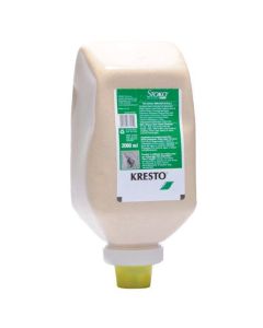 SHN87045 image(0) - Stockhausen ATP 87045 Heavy-Duty Hand Cleaner, 2 L Soft Bottle, Paste, Beige, Fragrant