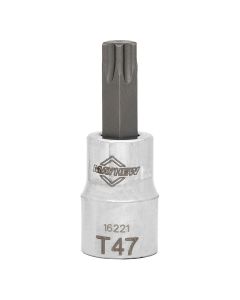 MAY16221 image(1) - Mayhew Mayhew T47 Torx&reg; Short Insert Socket Bit, 3/8-Inch Drive