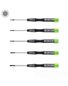 VES99005HXPBU image(1) - Vessel Tools Micro Screwdrivers Set (Hex 5pcs)