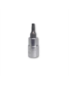 VIM Tools IP25 - 6 Point TORX Plus Bit, 1/4 Inch Square Drive, Satin Chrome