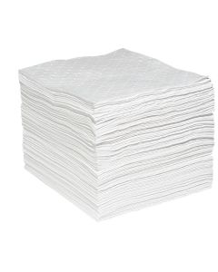 NPGMAT842 image(0) - New Pig 100-Pack White Sonic Bonded Mat Pad, Mediu