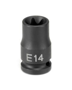Grey Pneumatic 3/8" Drive x E14 External Star Impact Socket