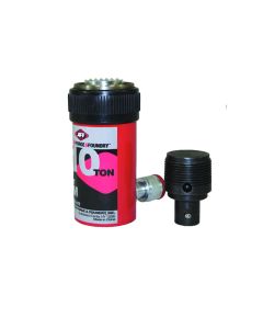 American Forge & Foundry AFF - Ram - Hydraulic - 10 Ton Capacity - Threaded - Internal Return Spring - Compressed Length: 4.75" - Extended Length: 6.75" - 2" Stroke - Coupler: 1/4" 18NPTF