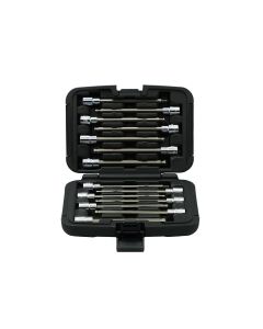 VIM Tools 14 PC. MASTER 6'' LONG BALL HEX DRIVER SET - 3/8'' DR.