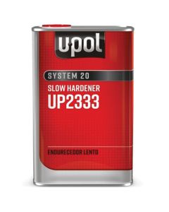 U Pol Products SYSTEM 20 UP2333 National Rule Slow Hardener, 1 L Tin, Clear, Liquid, Use With: 2K Primers and Clearcoats
