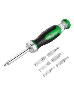 SKTSK02017 image(0) - S K Hand Tools 7-in-1, 216-Position Reversible Ratcheting Screwdriver Set