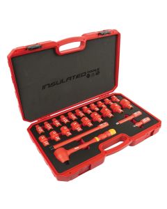 TIT68100 image(1) - TITAN 19-PC 3/8" DR INSULATED SOCKET