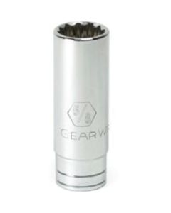 GearWrench 1/4 Inch Drive 12 Point Deep SAE Socket 1/2 Inch