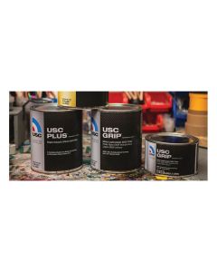 US Chemical GRIP 17000 Lightweight Body Filler, 1 gal, Gray, Paste/Gel, Lightweight