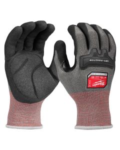 MLW48-73-8762 image(0) - Milwaukee Tool Anti-Vibration Cut Level 4 High Dexterity Coated Nitrile Dipped Glove - L
