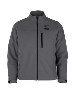 MLWM100G-21XL image(1) - Milwaukee Tool M12 Heated TOUGHSHELL Jacket Kit, Grey, XL