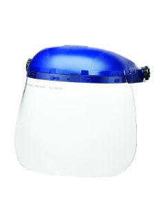 SRWS39210 image(0) - Sellstrom Sellstrom- Face Shield - 390 Series - 8" x 12" x 0.040" Window - Clear - Universal Hard Hat Slot Adaptor Headgear - Single Crown
