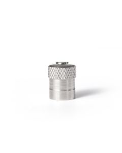 TMRSMVC29-100 image(2) - Tire Mechanic's Resource Tire Valve Stem Cap, premium long skirted metal dome brass valve cap