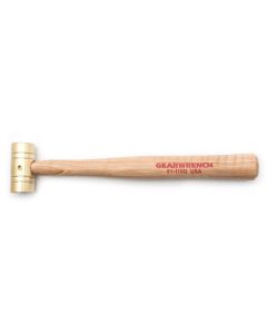 GearWrench 8 Ounce Brass Hammer with Hickory Handle