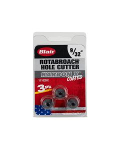BLR11102KX image(0) - Blair 9/32" Karbon X Rotabroach Cutters - 3PK (11102KX)