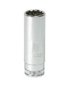 KDT80240 image(0) - GearWrench 1/4 Inch Drive 12 Point Deep Metric Socket 13mm
