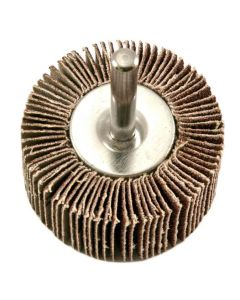 Forney Industries Forney 60185 Flap Wheel, Shank Mounted, 2 in x 1 in, Grit: 80