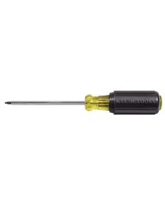 KLE6624INS image(0) - Klein Tools Insulated Screwdriver, #2 Square, 4-Inch Round Shank