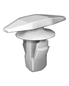 AUVECO 19850 Double Head Type 3 Weatherstrip Retainer, (5 x 15 mm Dia Bottom) Head, Nylon, Natural