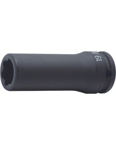 KKN15310M-19 image(0) - Ko-ken USA 15310M-19 5/8 Sq. Dr. Socket 19mm Surface Length 90mm