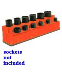 MTS1384 image(0) - Mechanic's Time Savers SOC HOL 3/8 IMP ORANGE SOLAR MAGBASE