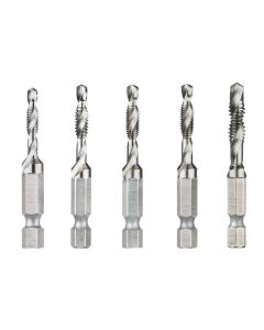 DWTDWADT5SET image(1) - DEWALT Drill Tap Set, 5-Piece