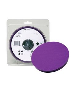 MMM5778 image(0) - 3M Co. 05778 15 deg Disc Pad, 6 in Dia, 5/16 in - 24 TPI Arbor, Hook and Loop Attachment