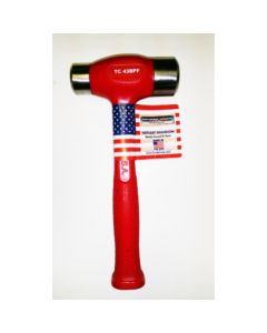 TRUTC43BPF image(0) - Trusty Cook Inc. 43 oz Flat-Flat Dead Blow Hammer - Model TC43BPF - Red