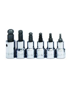 SKT19766 image(0) - S K Hand Tools Set Skt Bit 3/8dr Fr Ball 6pc