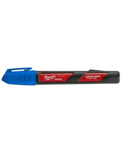 MLW48-22-3761 image(0) - Milwaukee Tool INKZALL Blue Liquid Paint Marker 12 Pack