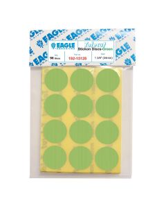 EAG192-15128 image(1) - Eagle Abrasives, Inc. KOVAX Tolecut 192-15128 Touch-Up Abrasive Disc, 1-3/8 in, 2000 Grit, Stickon (PSA) Attachment, Green