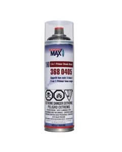 SprayMax 3680405 3 in 1 Primer, 500 mL Aerosol Can, Matte Black, 5.4 to 8.1 sq-ft Coverage