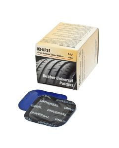 KEX Tire Repair Rubber Reinforced Universal Patch, Square 2-1/8" (54mm) 30 Count