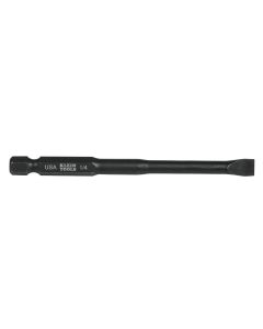 KLESL14355 image(0) - Klein Tools 1/4-Inch Slotted Power Drivers, 3-1/2-Inch, 5-Pack