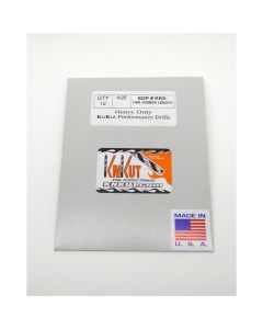 KnKut 12 Piece Pack - KnKut 7/32 Fractional Jobber Length Drill Bit